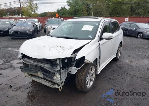 2014 Mitsubishi Outlander Gt from USA, damaged, VIN JA4JZ4AX6EZ000966
